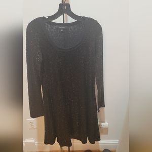 Karen Kane black sequin dress